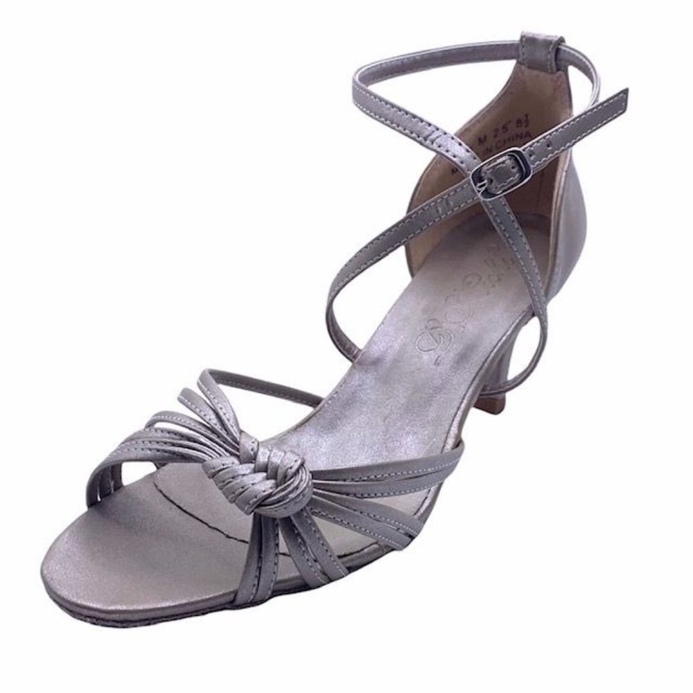 New DiMichi F-31 Tanya Pearl Leather 8.5, 2.5" Heel Shoes Dance Ballroom